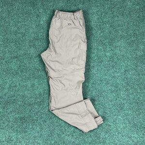 REI Co Op Sahara Convertible Pants Womens 14 Green Zip‎ Off Hiking Outdoor